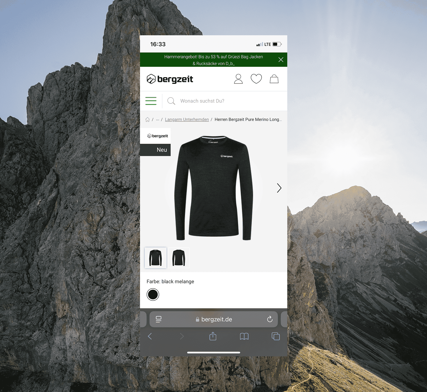 Bergzeit Shop Mobil