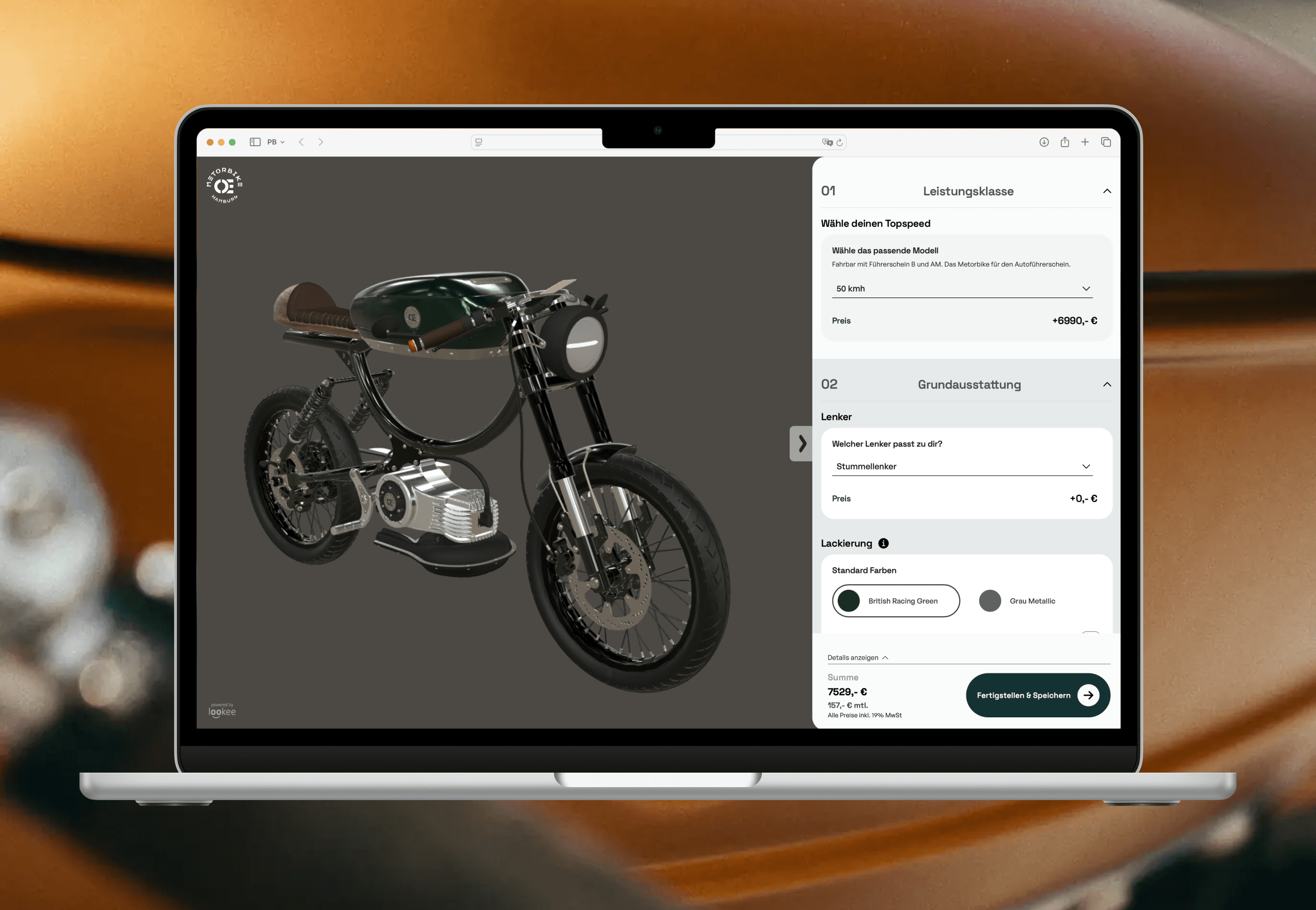 Metorbike Konfigurator