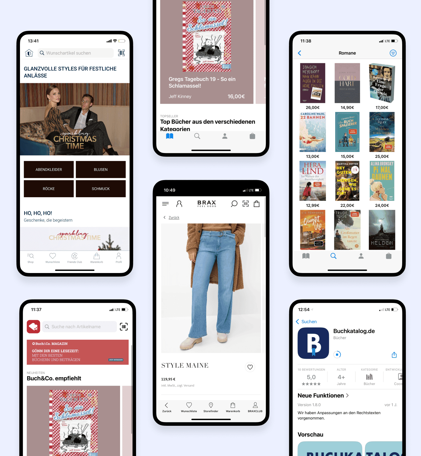 Übersicht mehrerer Apps
