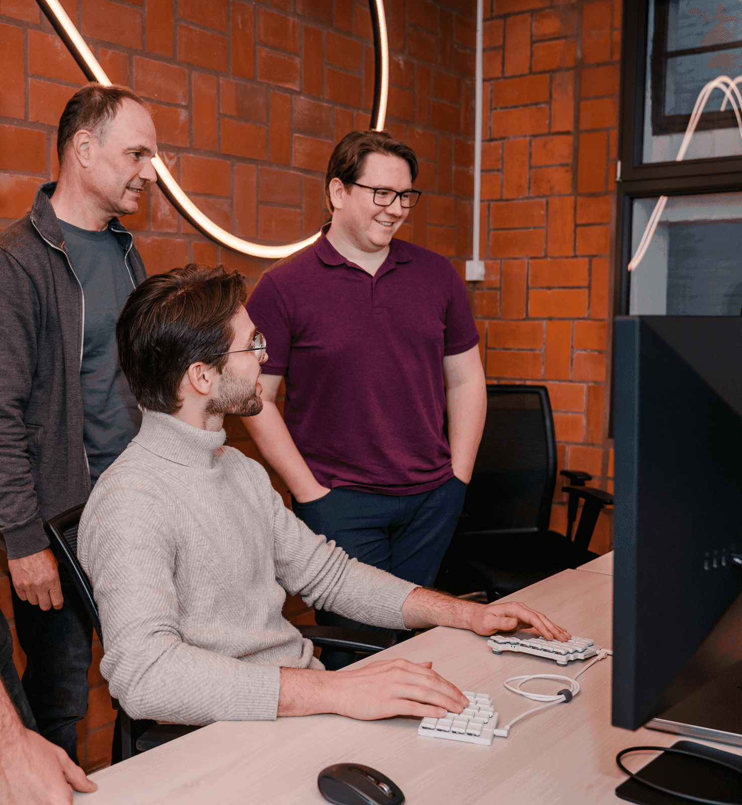 Mitarbeiter am Arbeitsplatz